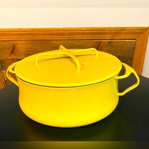 Dansk Kobenstyle Yellow
Enamel W/ Lid 3 Qt IHQ France